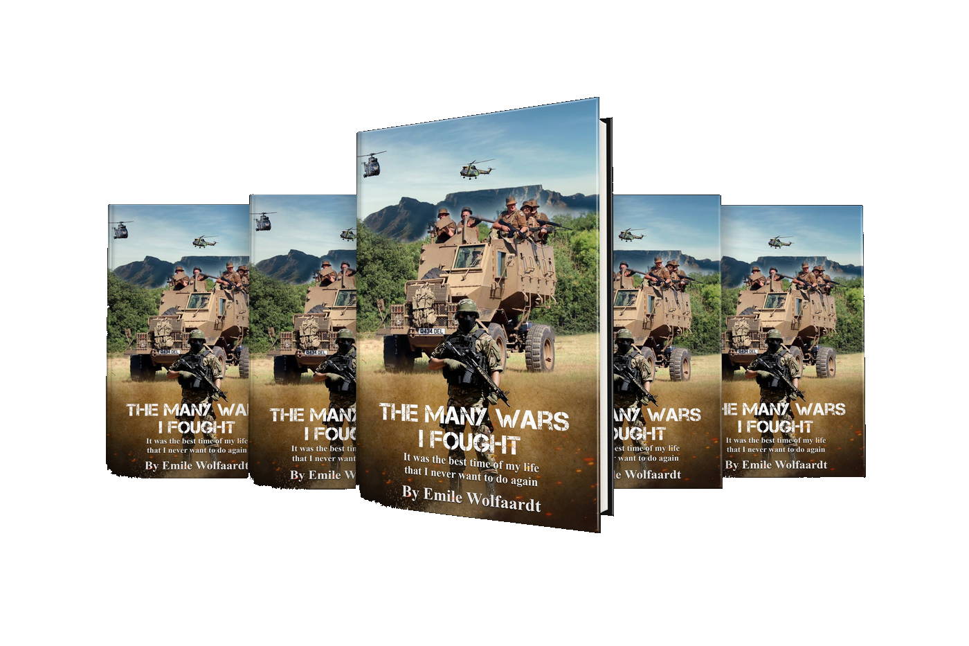 The Many Wars I Fought - Book display